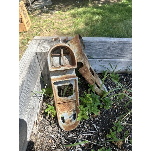 Antique 1900s Iron Bodybuilding Boots Vintage Strongman Cowboy Weighted Fitness - Picture 4 of 4